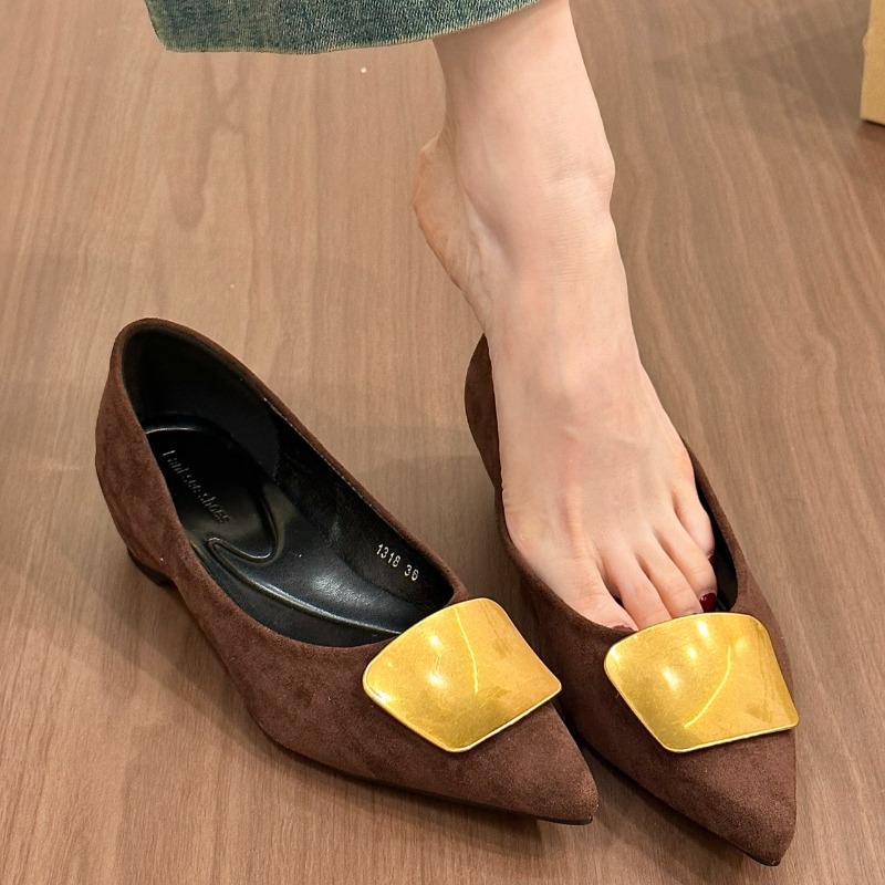 Summer Clothing Stores - Zapatos de tacón bajo para mujer,