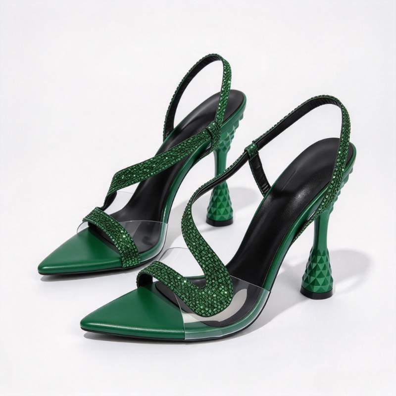 Summer Clothing Brands - Sandalias de Lujo con Pedrería para