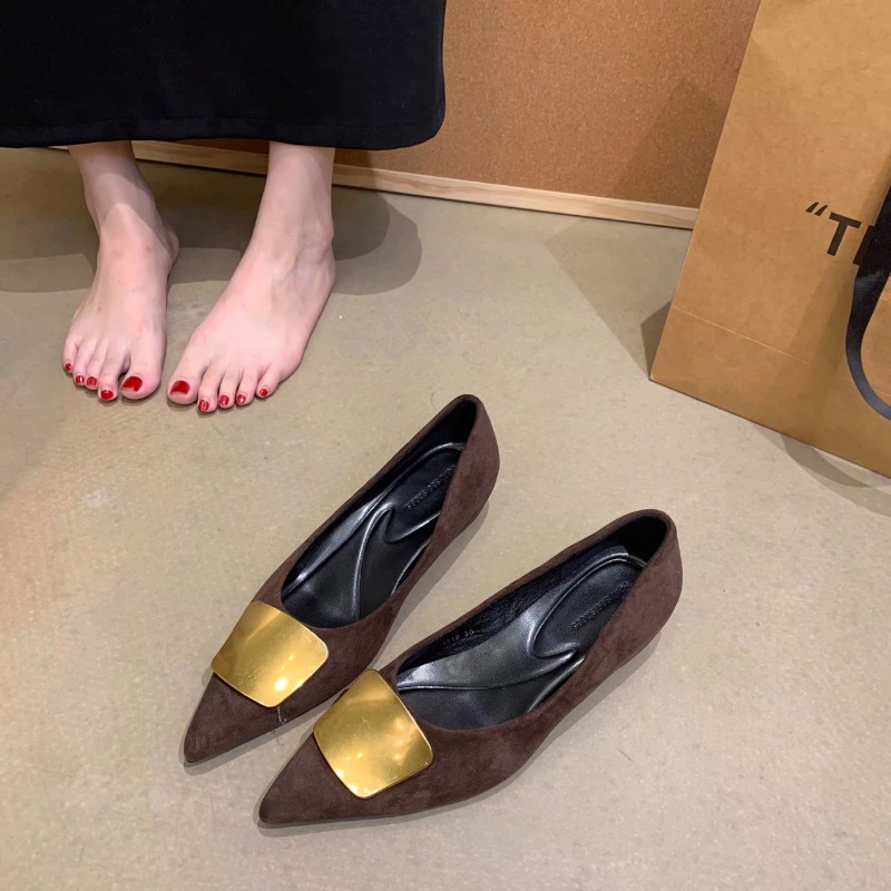 Zapatos de tacón bajo para muj - Summer Clothing Stores reseña y precio