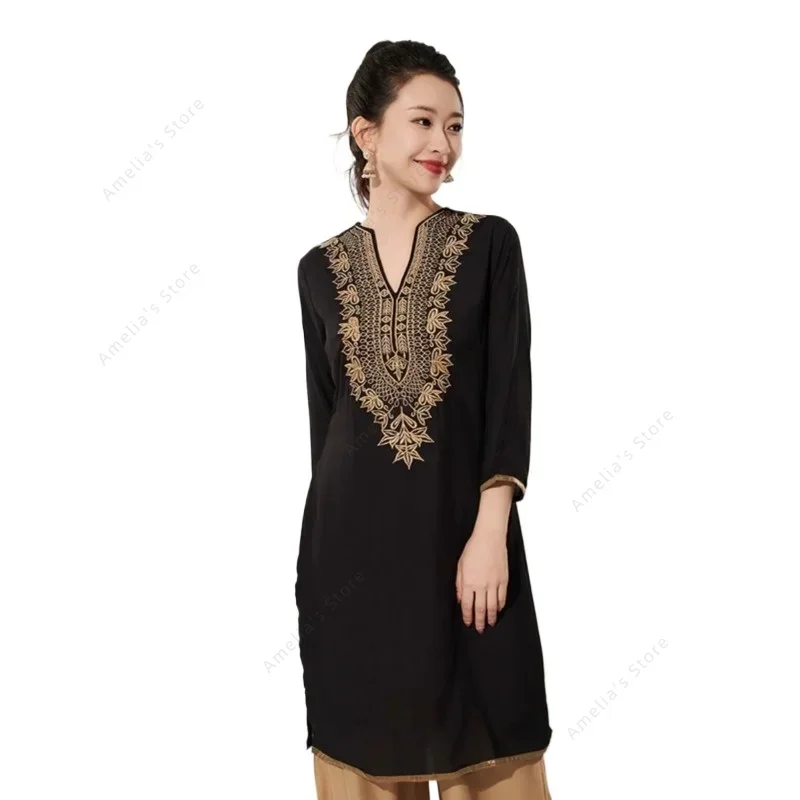 Blusa de Algodón Bordada Tradi - Summer Clothing Pakistan reseña y precio